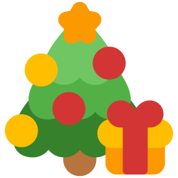 Árbol de navidad icono