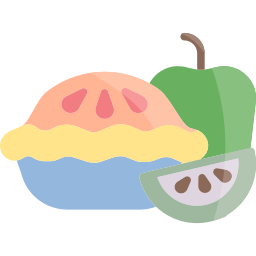Яблочный пирог иконка