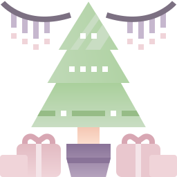 Árbol de navidad icono