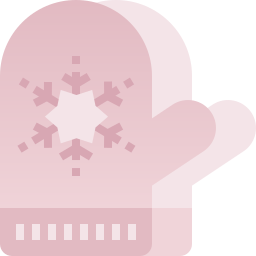 Winter gloves icon