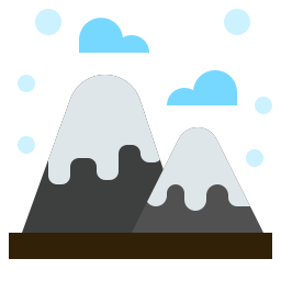 montañas icono