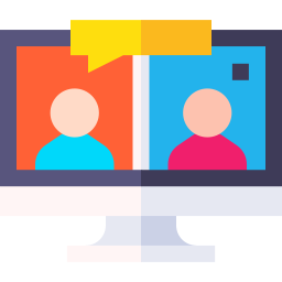 Online meeting icon