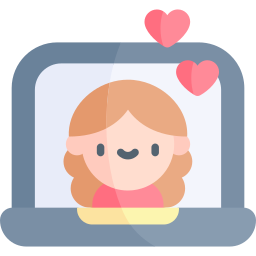 Online dating icon