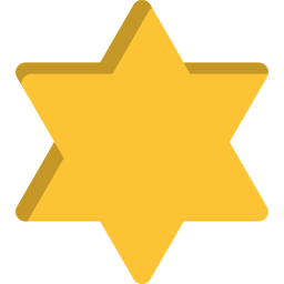 estrella de david icono