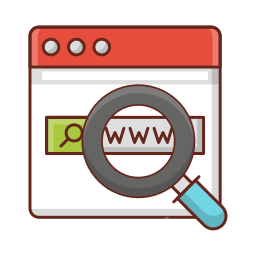 Web search engine icon