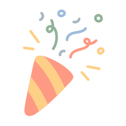 Party popper icon