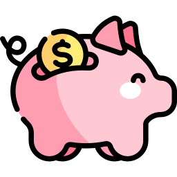 Piggy bank icon