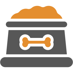 Pet bowl icon