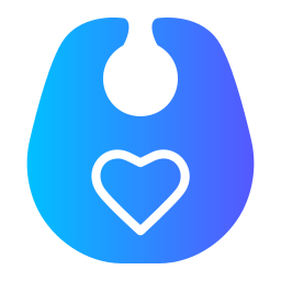 Baby bib icon