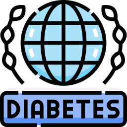wereld diabetes dag icoon