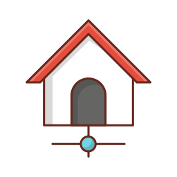 rete di casa icona