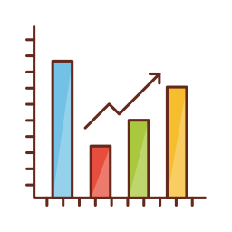 Bar graph icon