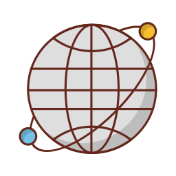globe grid Ícone