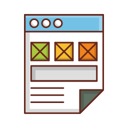 Page layout icon