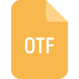 otf-bestand icoon