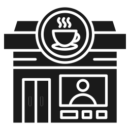 Coffee shop icon