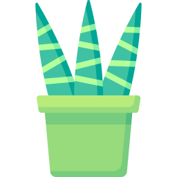 Zebra plant icon