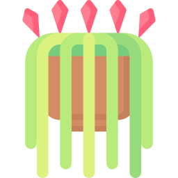 cactus cola de rata icono