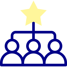 jerárquico icono
