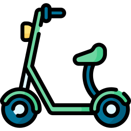 scooter eléctrico icono