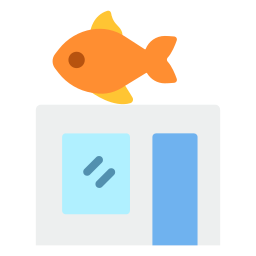 mercato del pesce icona