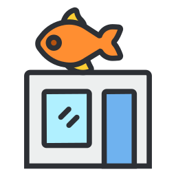 Fish market icon