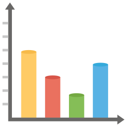 Bar graph icon