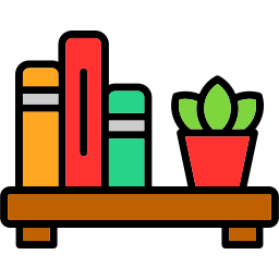 Book shelf icon