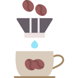 Coffee filter icon