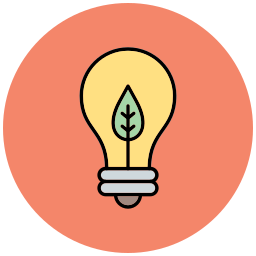 Eco bulb icon