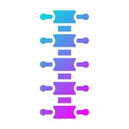 coluna dorsal Ícone