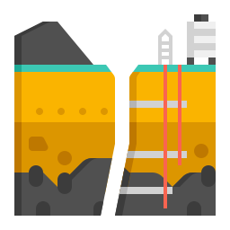 mineração Ícone
