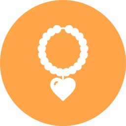 Pearl necklace icon