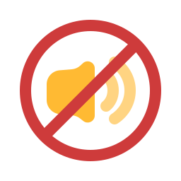소리가 나지 않음 icon