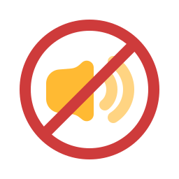 No sound icon