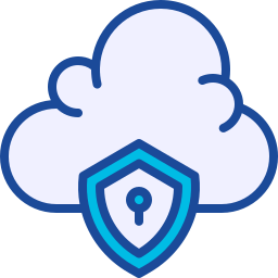 Cloud database icon