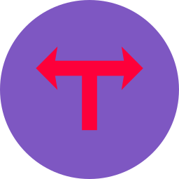 Т-образный переход иконка