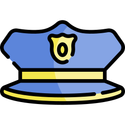 경찰 모자 icon