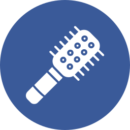 Hair brush icon