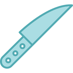 coltello da taglio icona