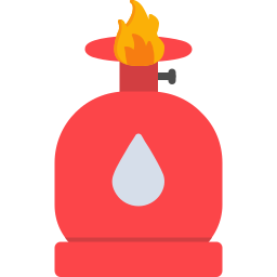 gasolina para acampar icono