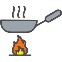 Frying pan icon