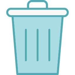 Trash can icon