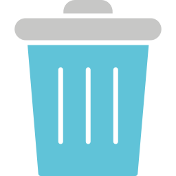 bote de basura icono