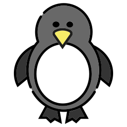 pingüino icono