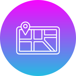 geographisches positionierungs system icon