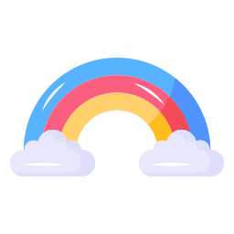 arco iris icono