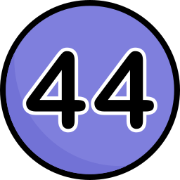 Forty four icon