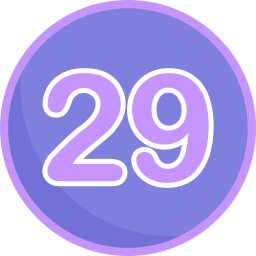 Twenty nine icon