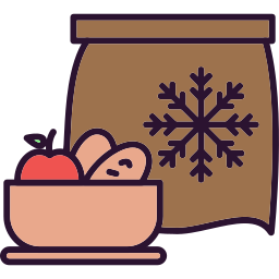 Frozen goods icon